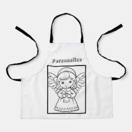 Personalisierter Farbengel Schürze