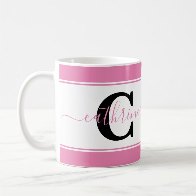 Personalisierter Farbfeld-Design Kaffeetasse (Links)