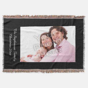 Personalisierter FarbFoto-Bild-AndenkenThrow Decke