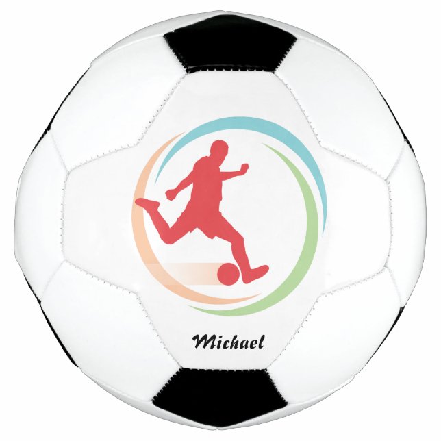 Personalisierter Farbkreis Fußball (Vorderseite)