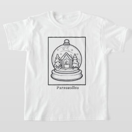 Personalisierter Farbschneeglobe T-Shirt