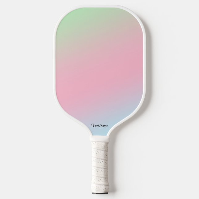 Personalisierter Farbverlauf Pickleball Schläger (Vorderseite)