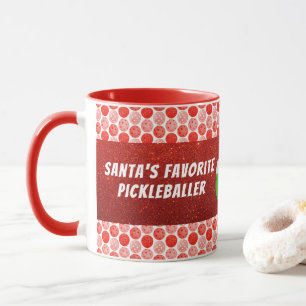 Personalisierter Favoritenpickleballer Red Tasse