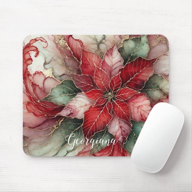 Personalisierter festlicher Bluthochdruck Tinte Po Mousepad (Mit Mouse)