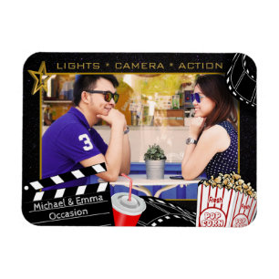 Personalisierter Filmstar-Rahmen Magnet