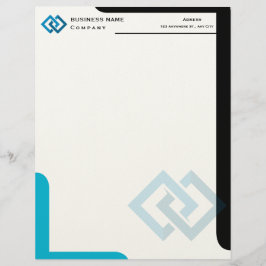 Personalisierter Firmenlogo-Briefkopf Briefbogen