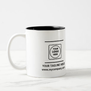 Personalisierter Firmenlogo-Werbebecher Zweifarbige Tasse