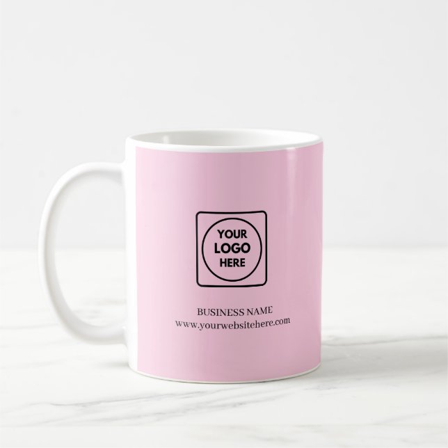 Personalisierter Firmenname Zweifarbiges Tasse (Links)