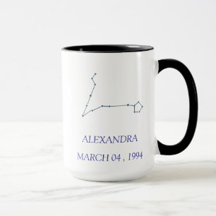 Personalisierter Fische-Sternbild-Becher - Benutze Tasse