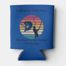 Personalisierter Fischfang Bachelor Weekend kann k Dosenkühler