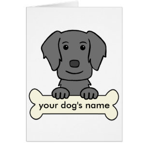 Personalisierter Flach-Überzogener Retriever