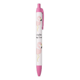 Personalisierter Flamingo-Entwurf Kugelschreiber
