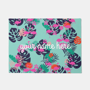 Personalisierter Flamingo Fußmatte