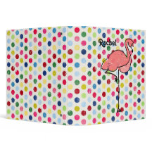 Personalisierter Flamingo-moderne bunte Stellen
