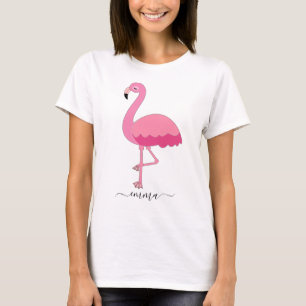 Personalisierter Flamingo-T - Shirt für Flamingo L