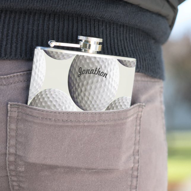 Personalisierter Flask Golf Flachmann (Beispiel)