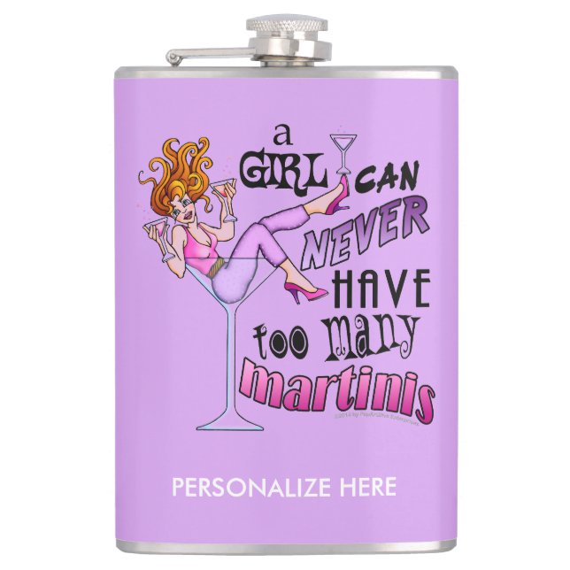 PERSONALISIERTER FLASK - PERSONALISIEREN SIE HIER FLACHMANN (Vorderseite)