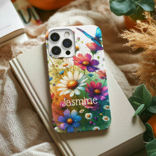 Personalisierter Floral- und Schmetterlingsscanner Case-Mate iPhone 14 Hülle