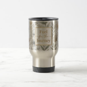 Personalisierter floraler Thermobecher-Reise-Tumbl Reisebecher