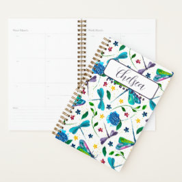 Personalisierter ‘Flutter Dragonfly Garden’ Artist Planer
