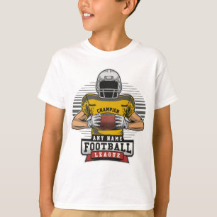 Personalisierter Football League Spieler Team Cham T-Shirt