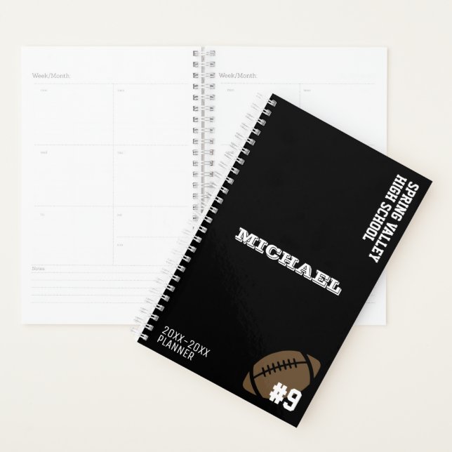 Personalisierter Football-Planer Planer (Anzeige)