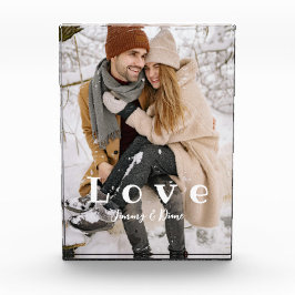 Personalisierter Foto-Block für Paare Fotoblock