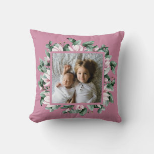 Personalisierter Foto-Blumenrahmen doppelseitig   Kissen