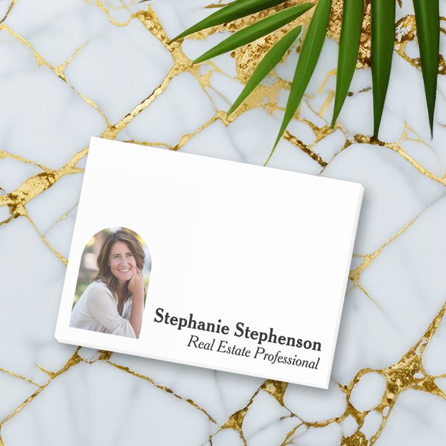 Personalisierter Foto-Business-Rahmen Post-it Klebezettel (personalized custom photo post-it notes)