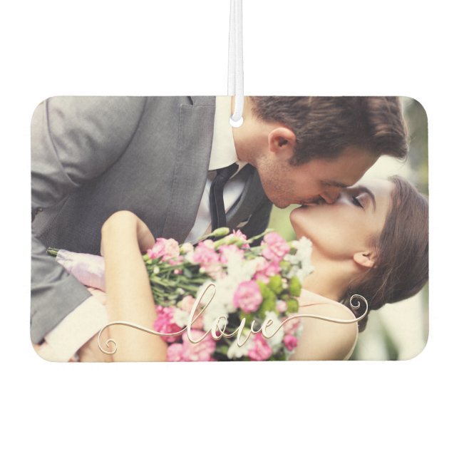 Personalisierter Foto Car Air Freshener Autolufterfrischer (Vorderseite)