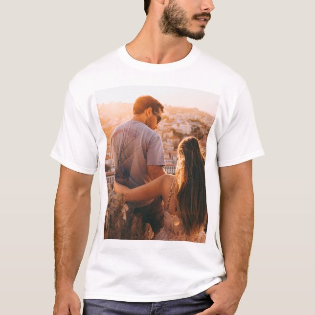 Personalisierter Foto-Druck T-Shirt (Vorderseite)