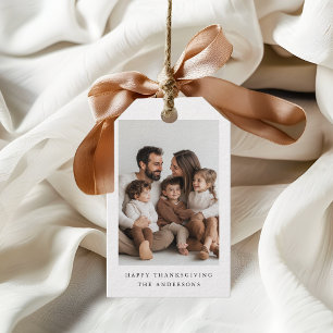 Personalisierter Foto Erntedank Geschenkanhänger