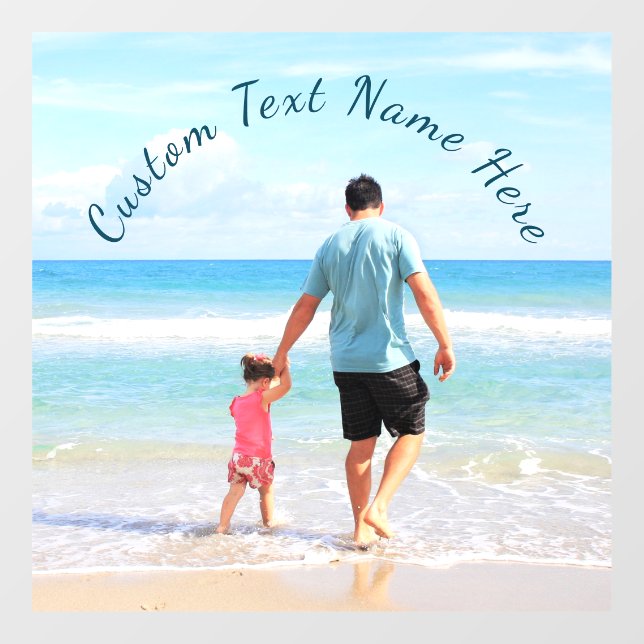 Personalisierter Foto-Fensterklammer für benutzerd Fensteraufkleber (Blatt)