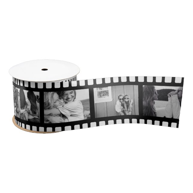 Personalisierter Foto Film Rolle Satinband (Spule)