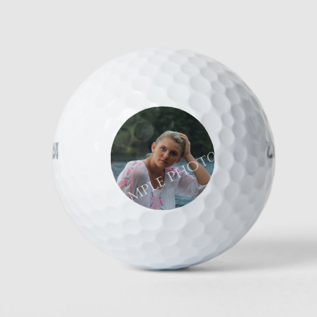Personalisierter Foto-Golfball. Mach dein eigenes! Golfball (Vorderseite)