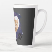 Personalisierter Foto-Haustier-Latte-Mug