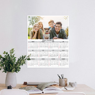 personalisierter Foto-Kalender 2026 Poster
