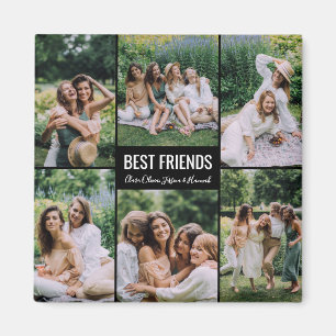 Personalisierter Foto-Magnet für beste Freunde Magnet