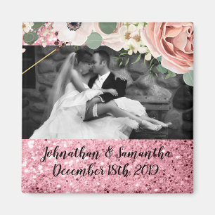 Personalisierter Foto-Magnet Geometrischer Garten  Magnet