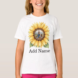 Personalisierter Foto mit benutzerdefiniertem Name T-Shirt