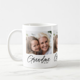 Personalisierter Foto-Oma-Gründungsjahr Kaffeetasse
