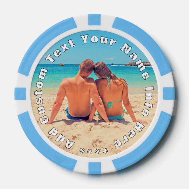 Personalisierter Foto Poker Chips - Benutzerdefini (Vorderseite)