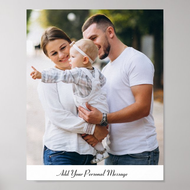 Personalisierter Foto Poster (Vorne)