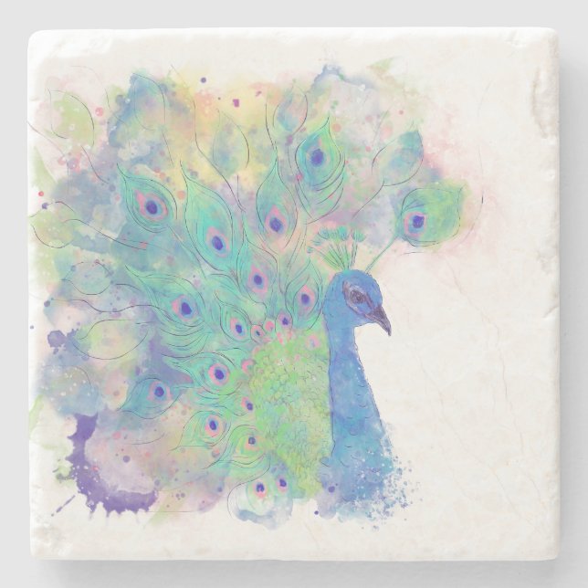 Personalisierter Foto Stone Untersetzer (Vorderseite)