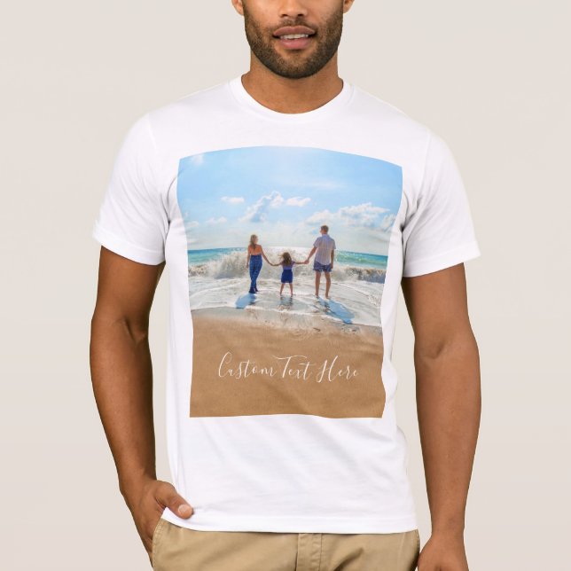 Personalisierter Foto-T - Shirt mit benutzerdefini (Vorderseite)