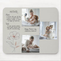 Personalisierter Foto- und Textmüttertag