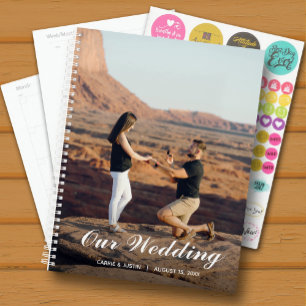 Personalisierter Foto-Wochen-Monats-Hochzeitsplane Planer