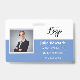 Personalisierter Fotoausweis und Logosicherheitsau Ausweis