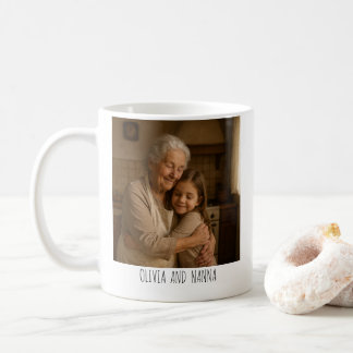 Personalisierter Fotobecher – „Beste Oma ever“ Kaffeetasse