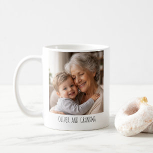 Personalisierter Fotobecher – „Beste Oma ever“ Kaffeetasse